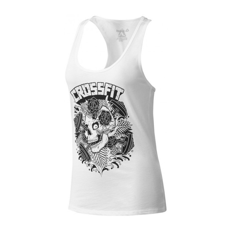 Dámský top  CrossFit MIKE GIANT SKULL TANK BQ616