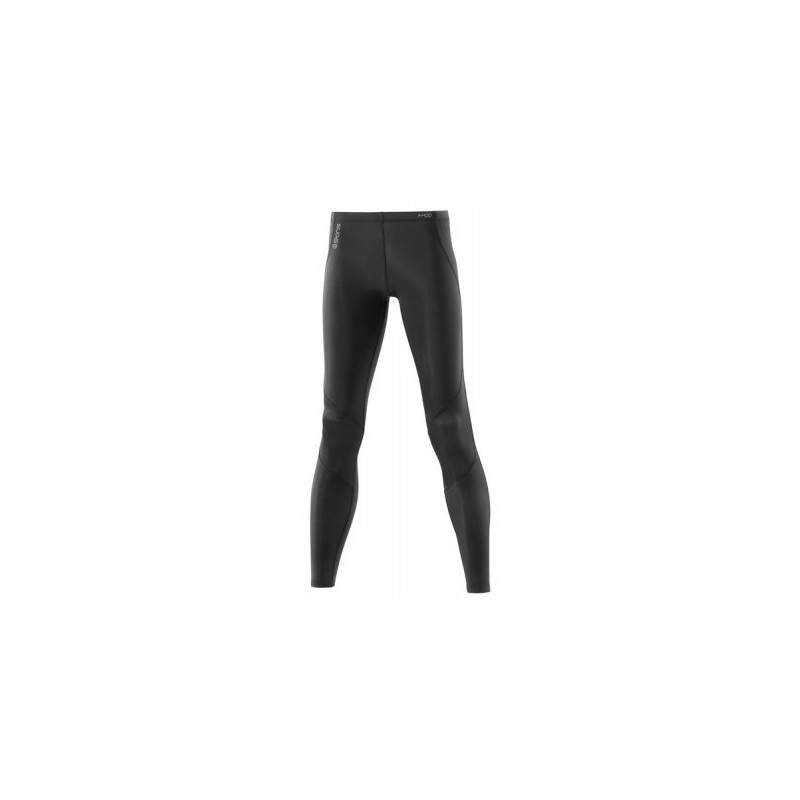Woman long compression Tight Skins A400 Black/Silver