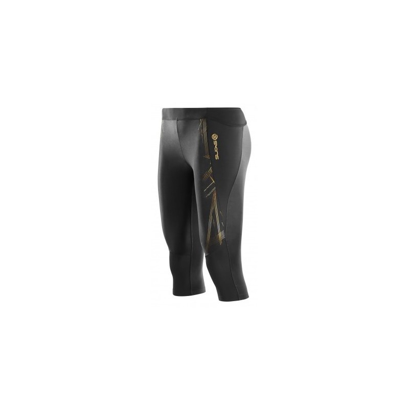 Woman compression 3/4 Tight Skins A400 Gold