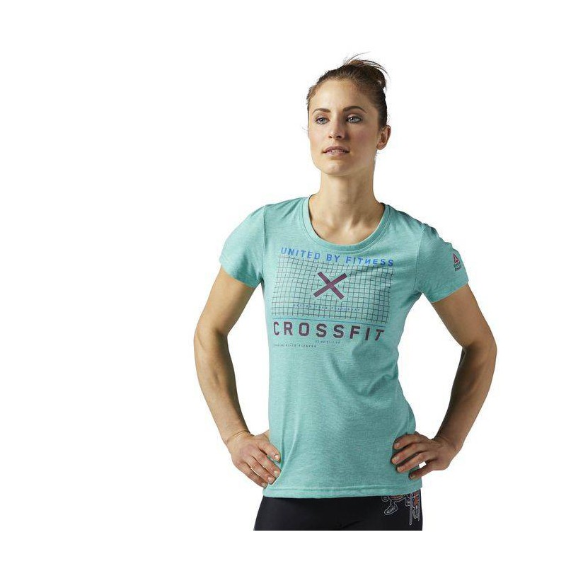 Woman T-Shirt CrossFit POLY-BLEND TEE - BQ9835