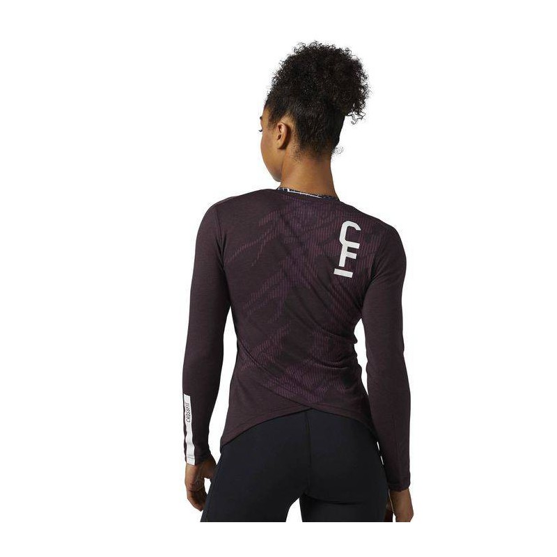 Dámská mikina CrossFit BURNOUT LS TEE BQ9850