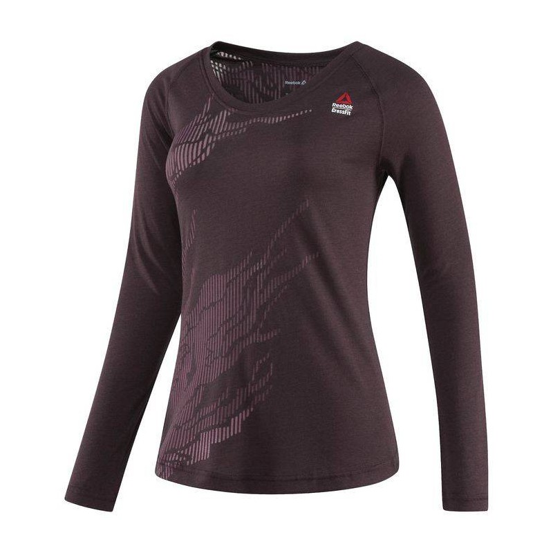 Dámská mikina CrossFit BURNOUT LS TEE BQ9850