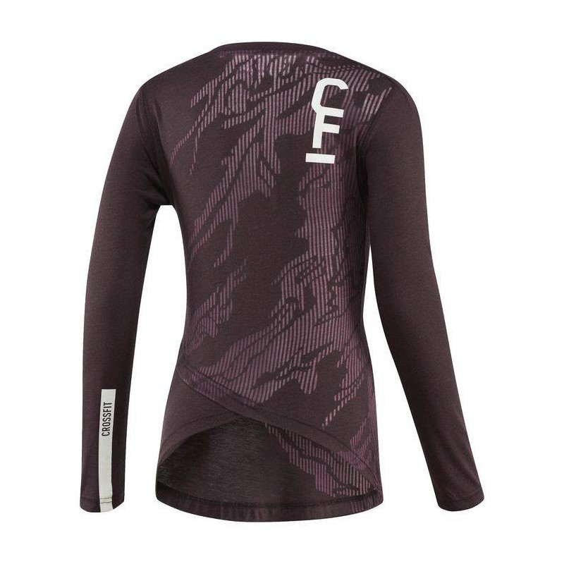 Dámská mikina CrossFit BURNOUT LS TEE BQ9850