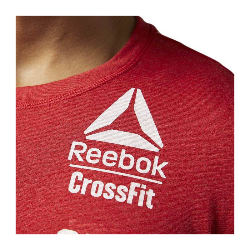 Man T-Shirt CrossFit POLY BLEND TEE - GRID BR0