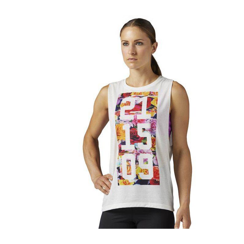 Dámský top CROSSFIT FLORAL TANK BR0584