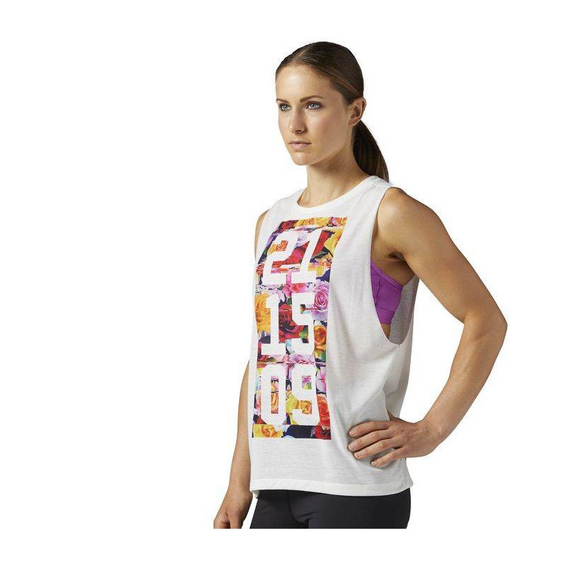 Dámský top CROSSFIT FLORAL TANK BR0584