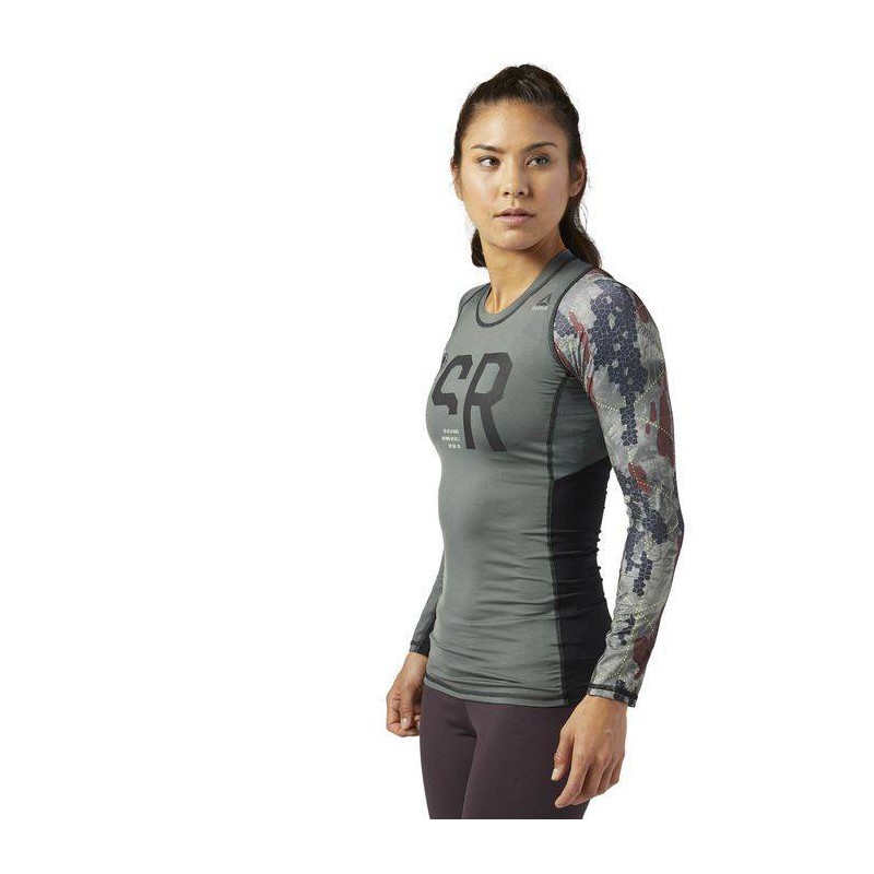 Dámské kompresní tričko Spartan Race LS CMPRSN B