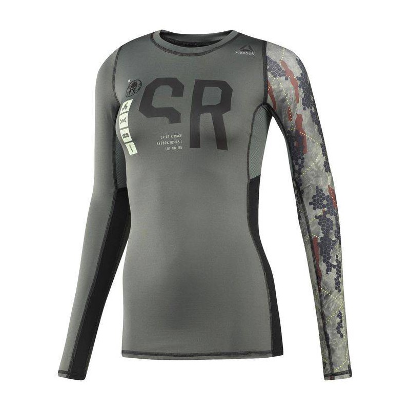 Dámské kompresní tričko Spartan Race LS CMPRSN B