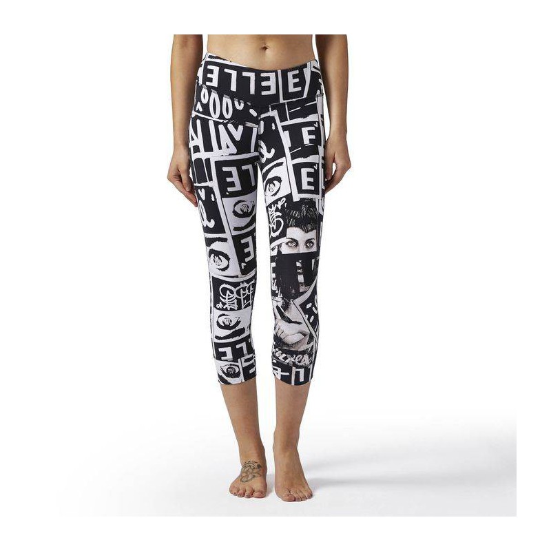 Dámské legíny REEBOK X ELLE LUX 3/4 BR2771