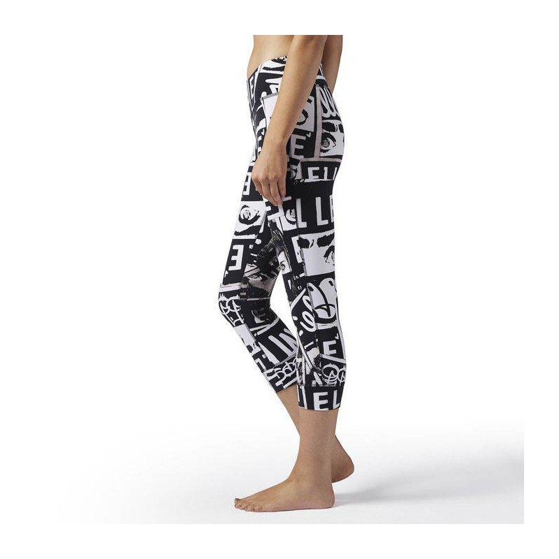 Dámské legíny REEBOK X ELLE LUX 3/4 BR2771