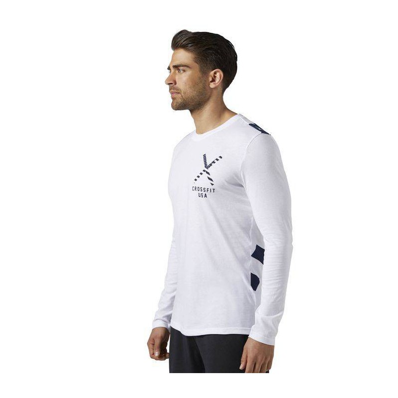 Pánské tričko CrossFit PATRIOTIC LS TEE- US BR55