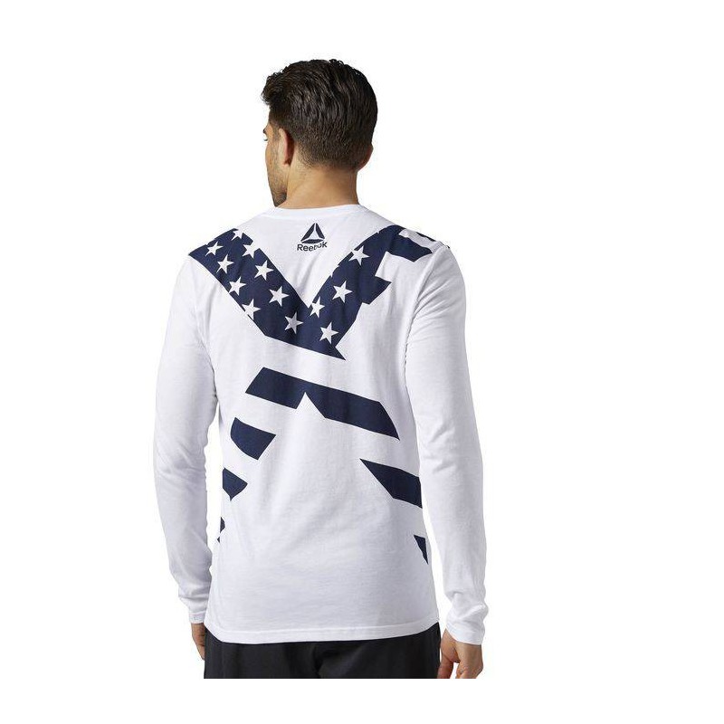 Pánské tričko CrossFit PATRIOTIC LS TEE- US BR55