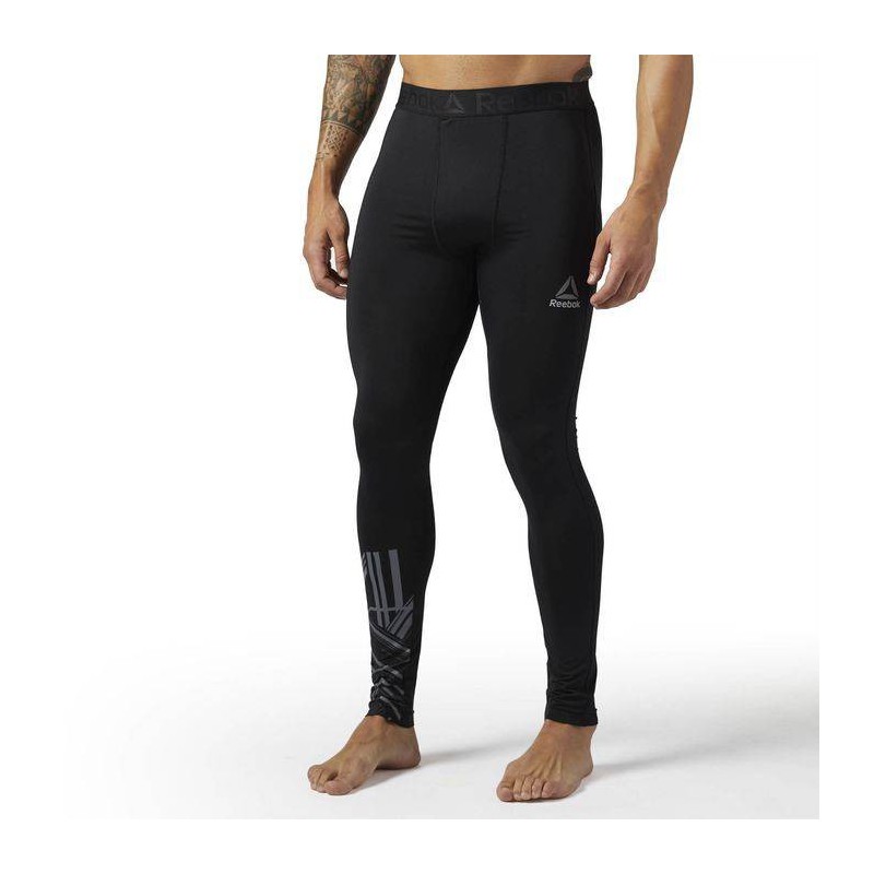 Pánské kompresní legíny WOR BRUSHED TIGHT BR7702