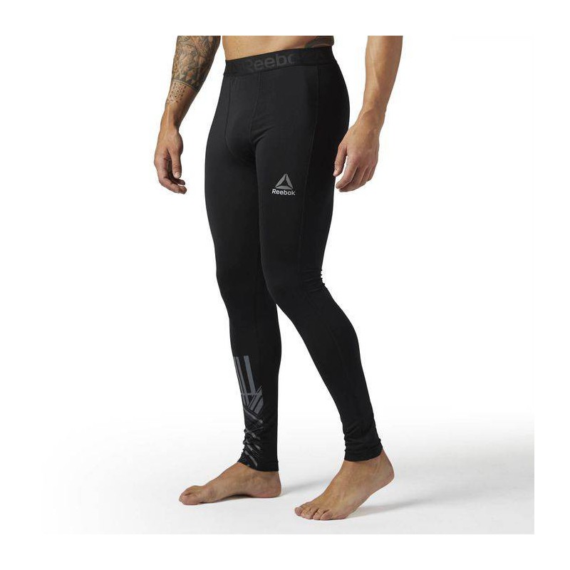 Pánské kompresní legíny WOR BRUSHED TIGHT BR7702