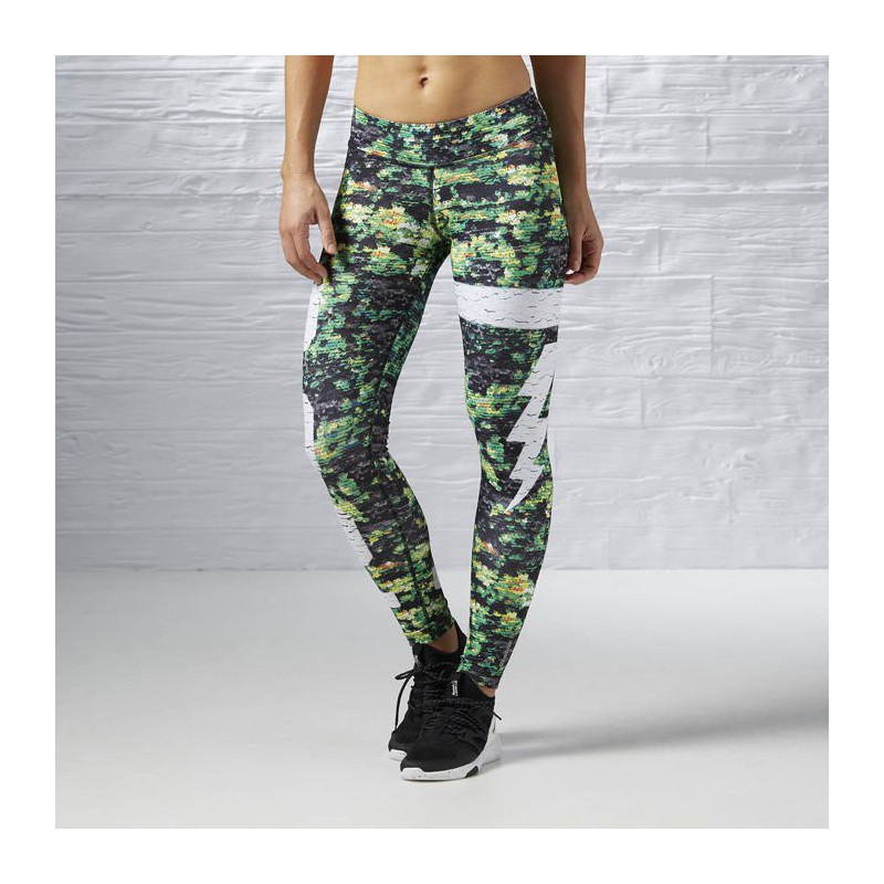Dámské legíny Reebok D PRINT TIGHT AI2704