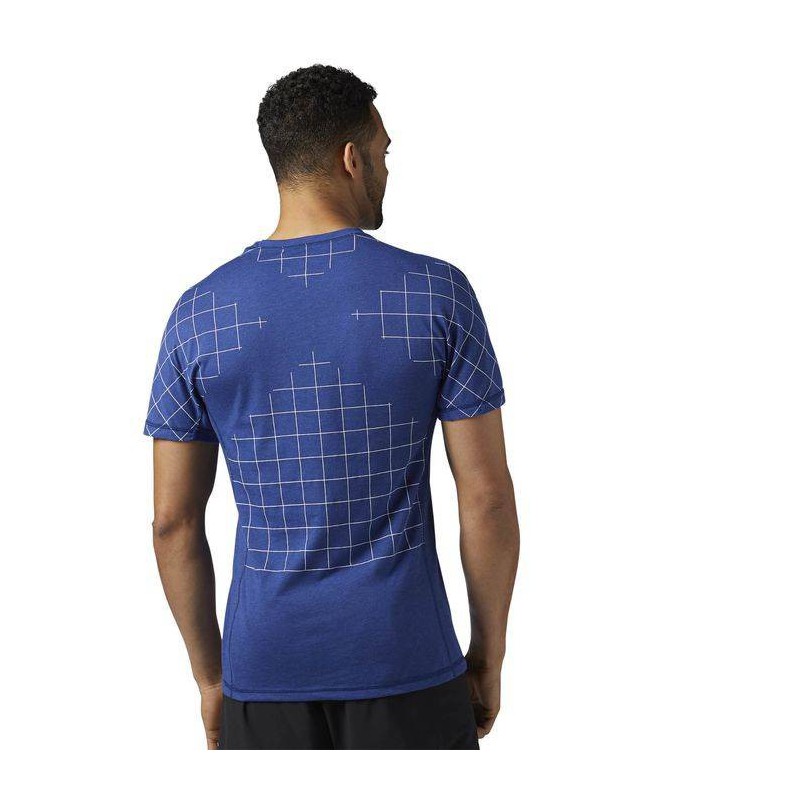 Pánské tričko CrossFit POLY BLEND TEE - GRID BS1