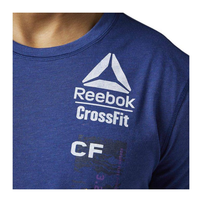 Pánské tričko CrossFit POLY BLEND TEE - GRID BS1