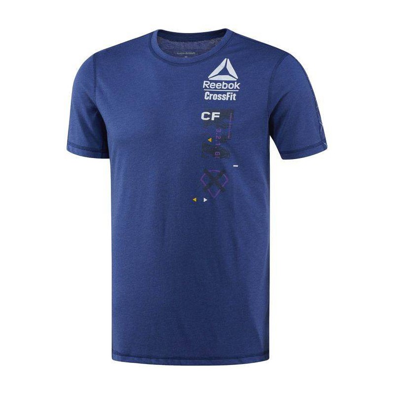 Pánské tričko CrossFit POLY BLEND TEE - GRID BS1