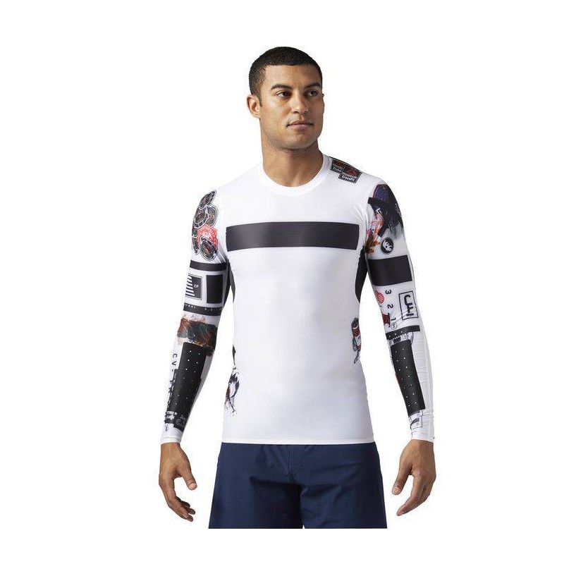 Herren T-Shirt kompressions CrossFit LS TEE - BS1586