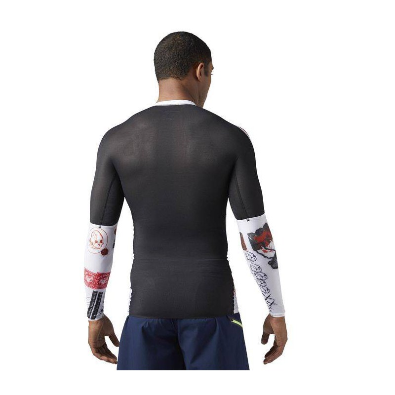 Pánské kompresní tričko CrossFit COMPRESSION LS TEE - BS1586