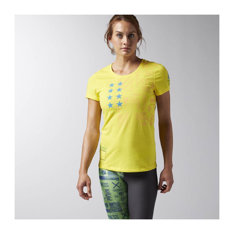 Dámské tričko Reebok CrossFit TRAINING SS TEE GR