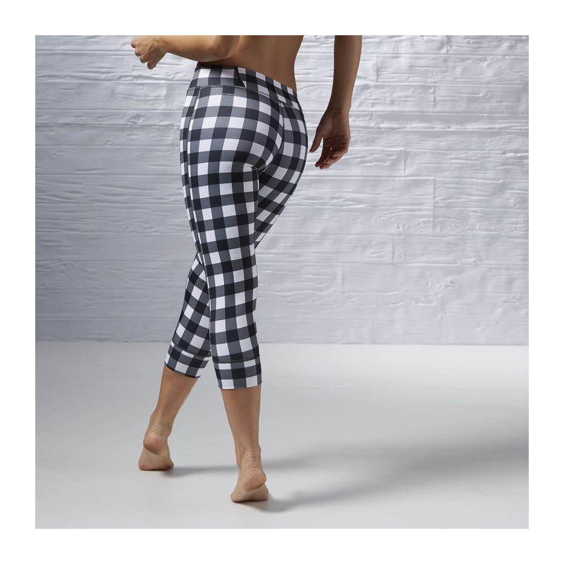 Woman Tight Reebok Y GINGHAM CAPRI AJ1175