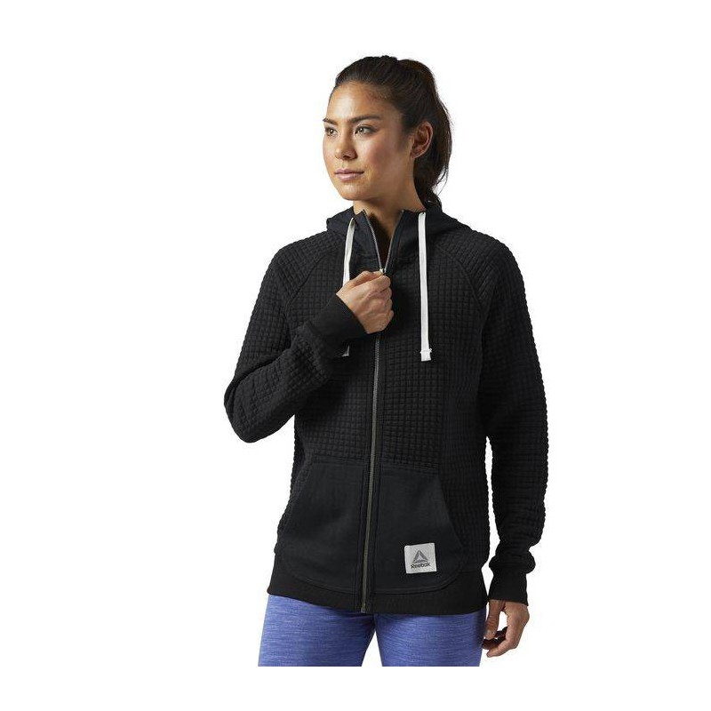 Dámská mikina EL QUILTED FULLZIP CD9353