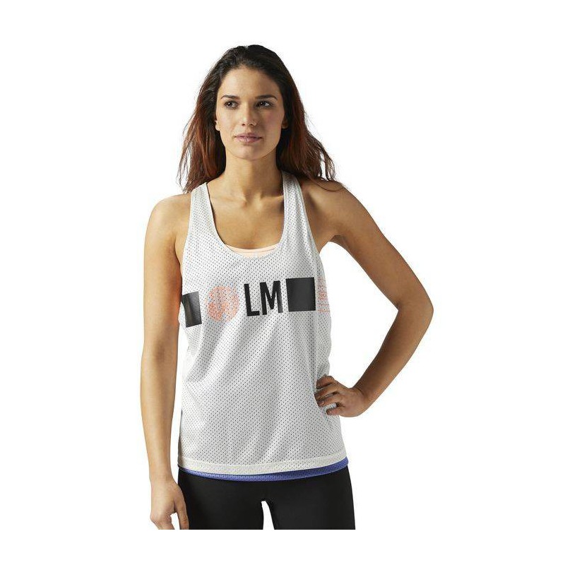 Dámský top Les Mills MESH BBALL TANK CE6696