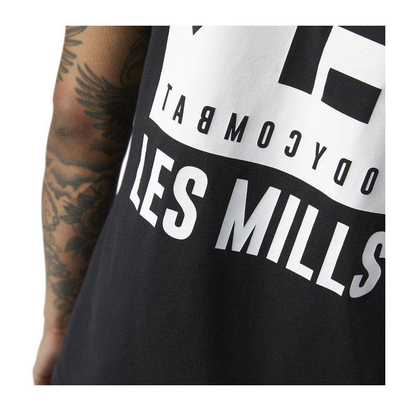 Pánské tričko Les Mills BDYCMBT DUEL BLEND TEE C