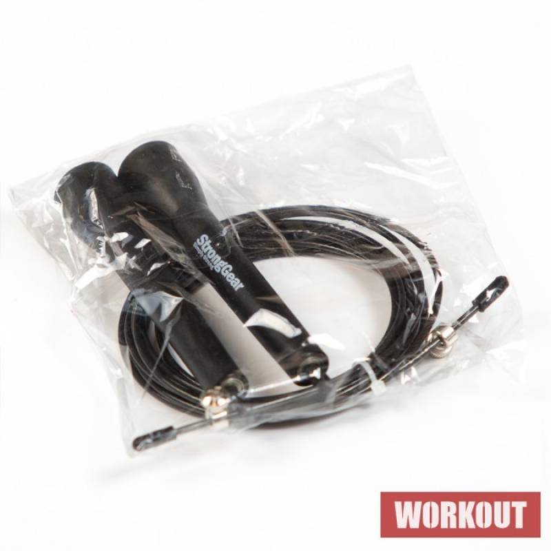 StrongGear Speed Rope švihadlo - černé