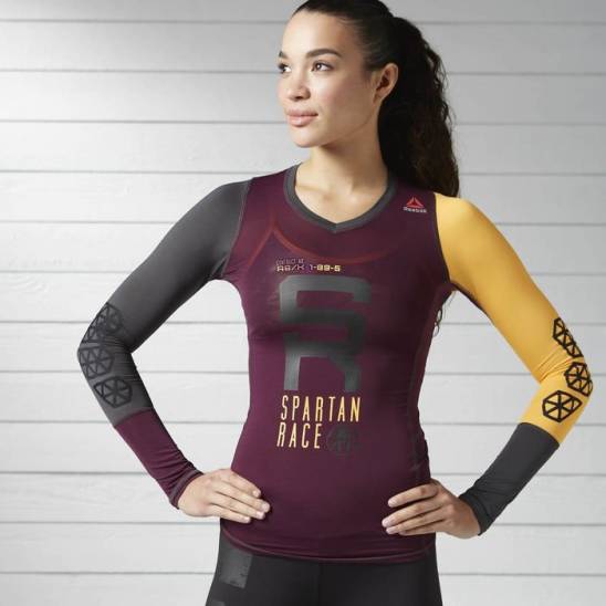 Reebok kompresní triko Spartan Race LS CMP B47066