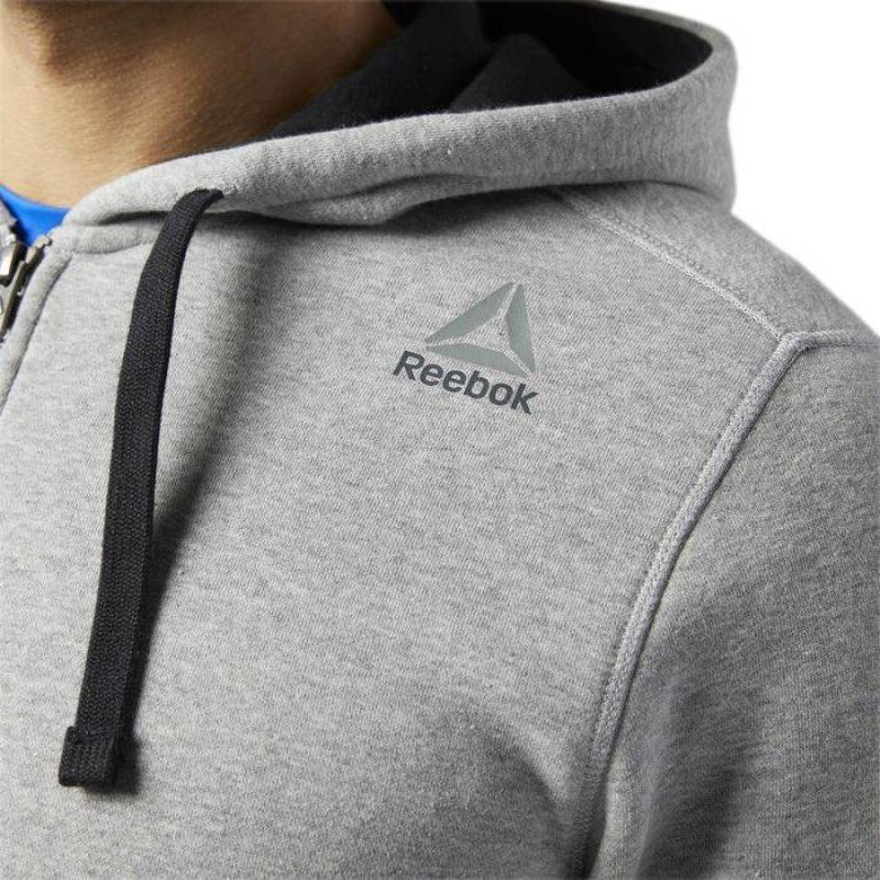 Pánská mikina EL FLEECE FZ BK4992