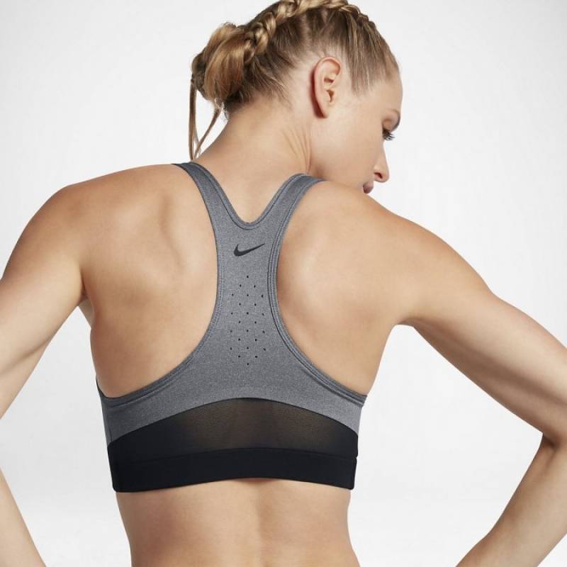 Dámská sportovní podprsenka Nike se střední oporou Classic Swoosh 