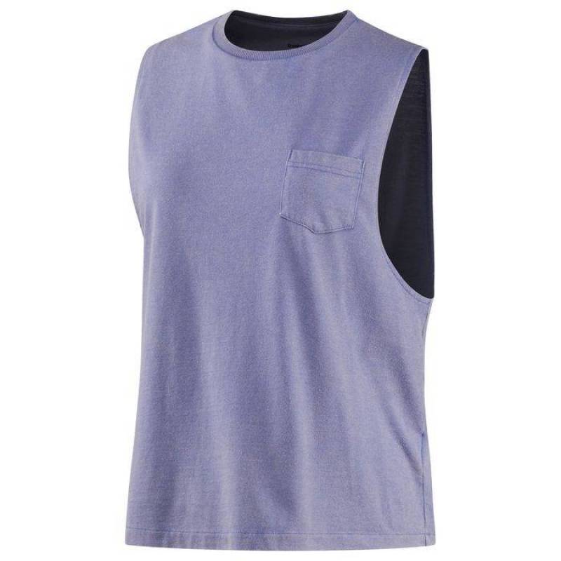Dámský top STONE WASH MUSCLE BQ8141
