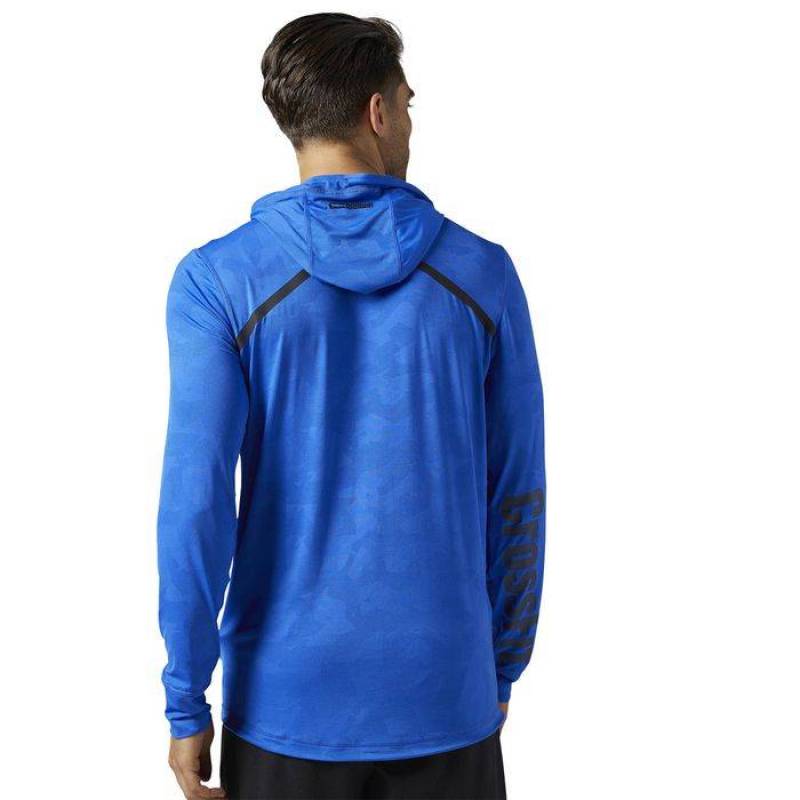 Pánská mikina CrossFit JACQUARD HOODY BQ7683