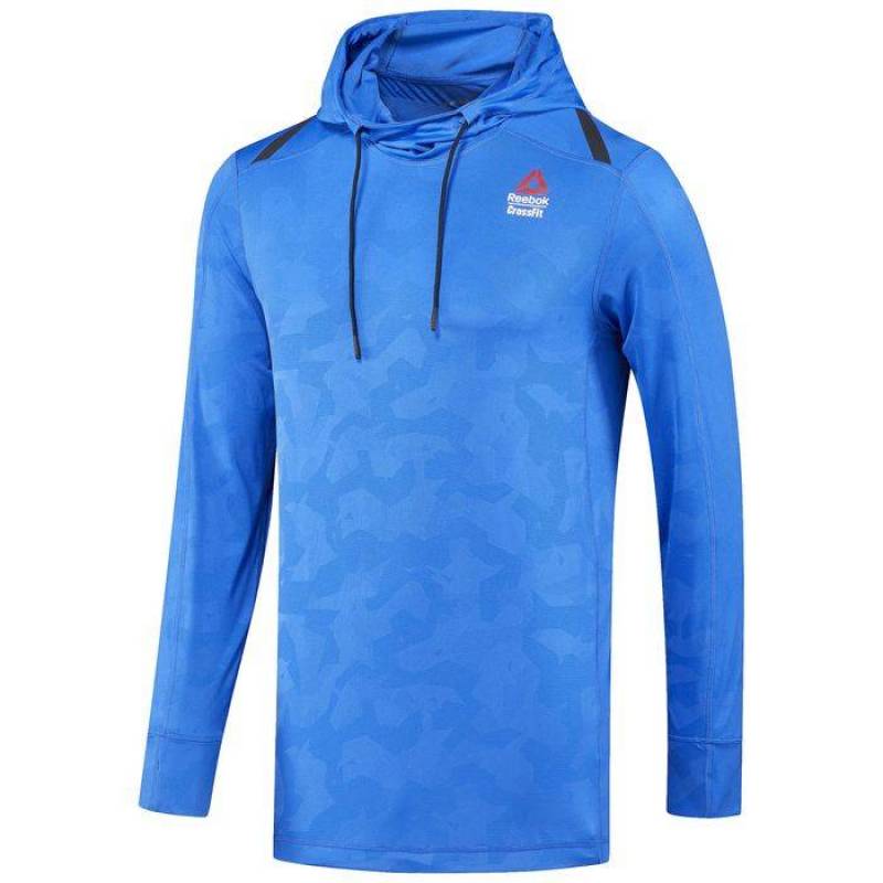 Pánská mikina CrossFit JACQUARD HOODY BQ7683