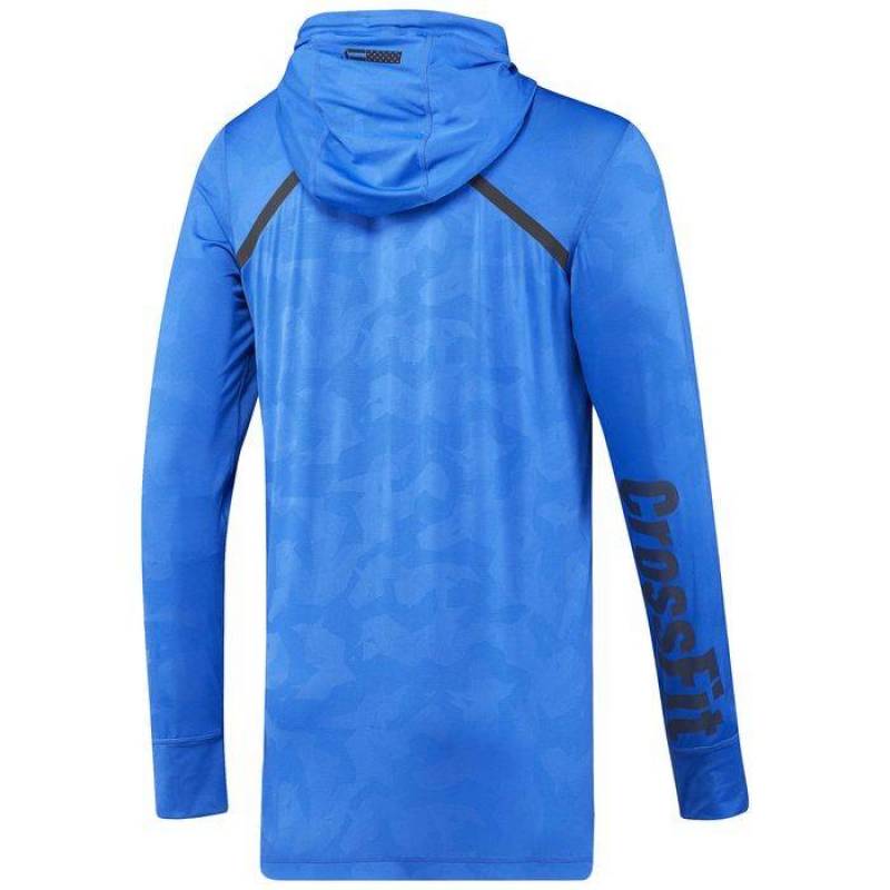 Pánská mikina CrossFit JACQUARD HOODY BQ7683