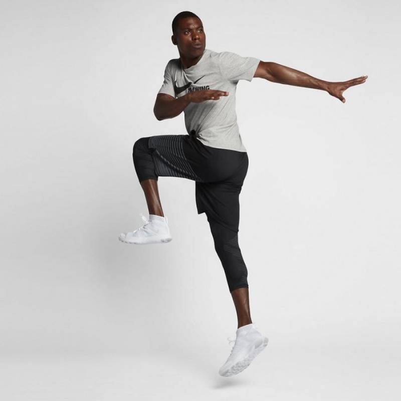 Man T-Shirt Nike TRAINING SWOOSH - grey