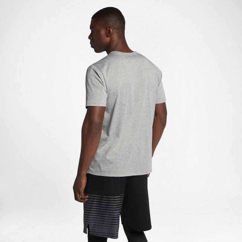 Man T-Shirt Nike TRAINING SWOOSH - grey