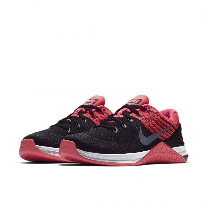 Damenschuhe Nike Metcon DSX Flyknit - rosa/schwarz