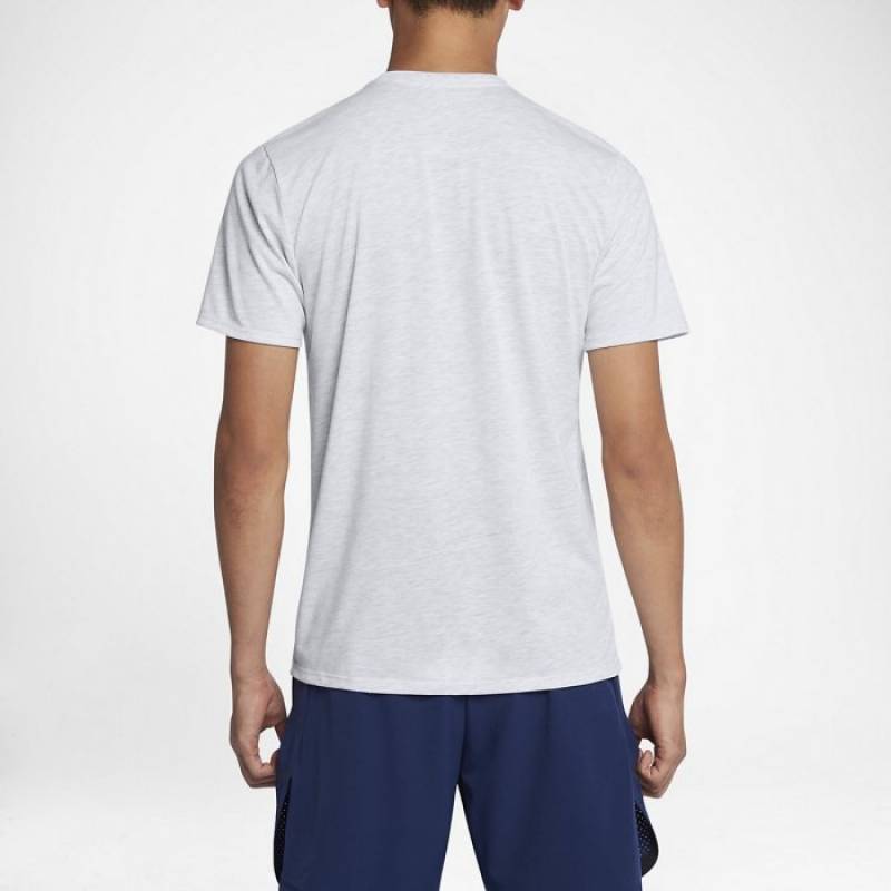 Man T-Shirt Nike Swoosh Athlete - white