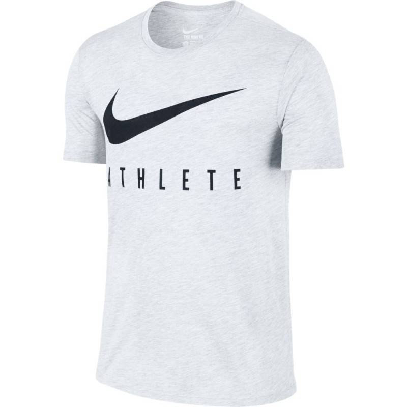 Pánské tričko Nike Swoosh Athlete - bílé
