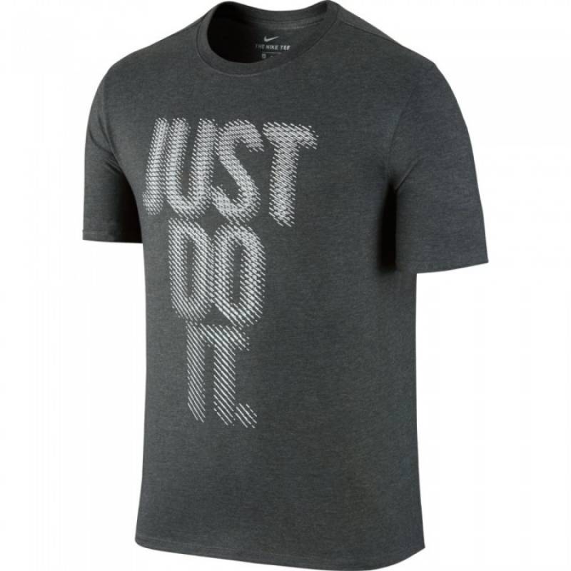 Man T-Shirt Just do it. - grey