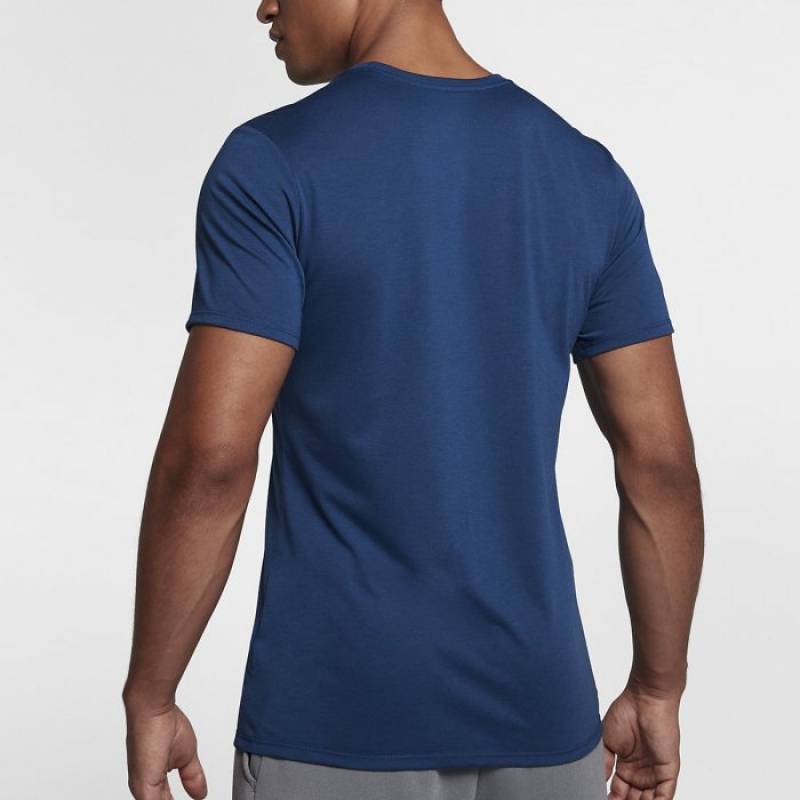 Herren T-Shirt Athlete blau