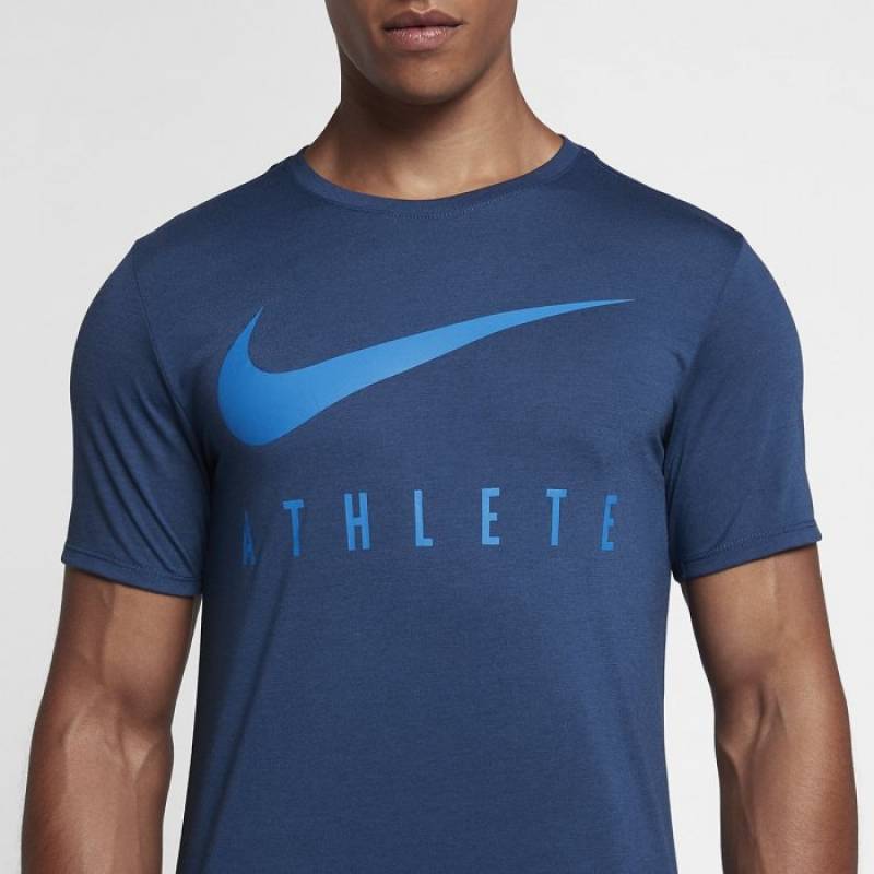 Man T-Shirt Athlete blue