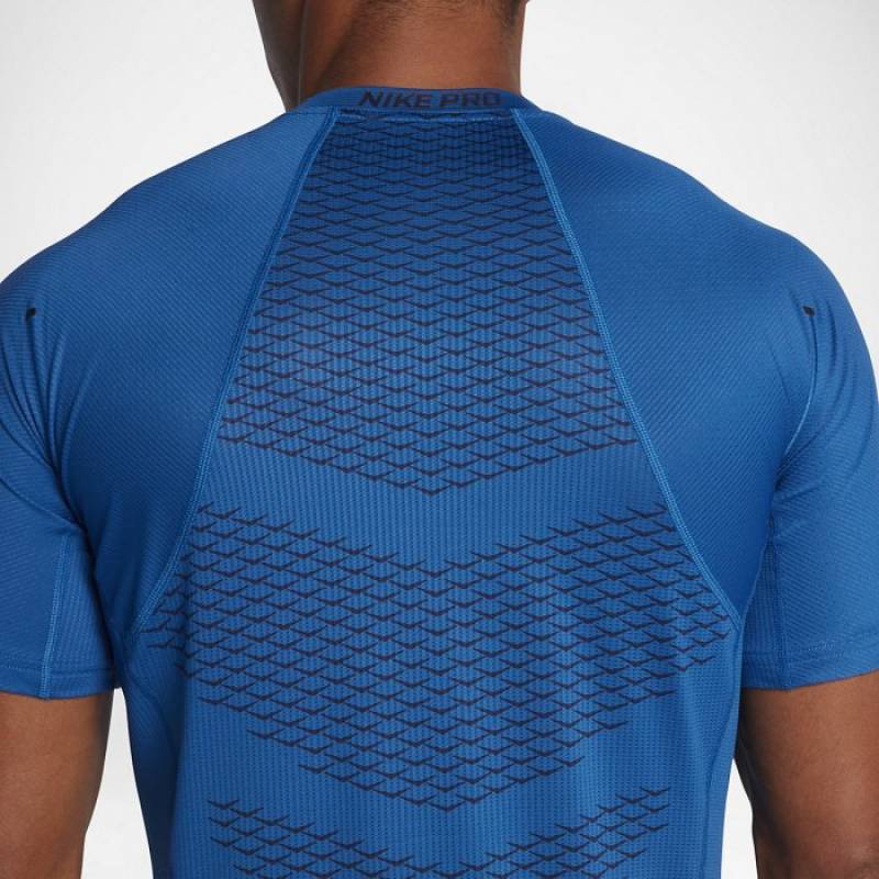 Pánské tričko Nike Pro HyperCool blue light