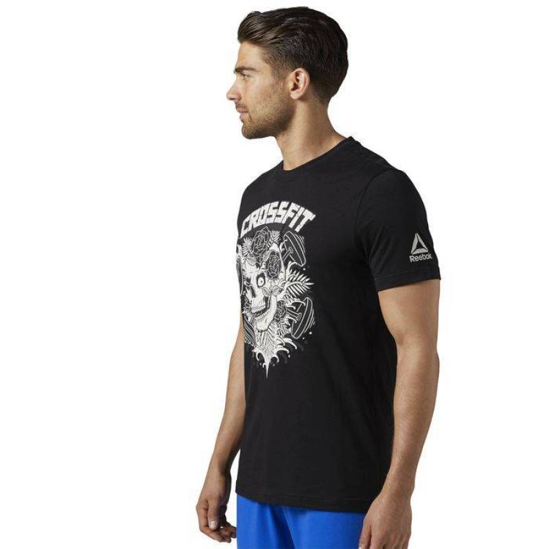 Man T-Shirt CrossFit MIKE GIANT SKULL BR5530