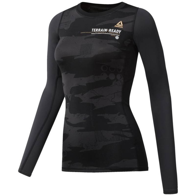 Dámské funkční kompresní triko na Spartan Race PAYGRE black