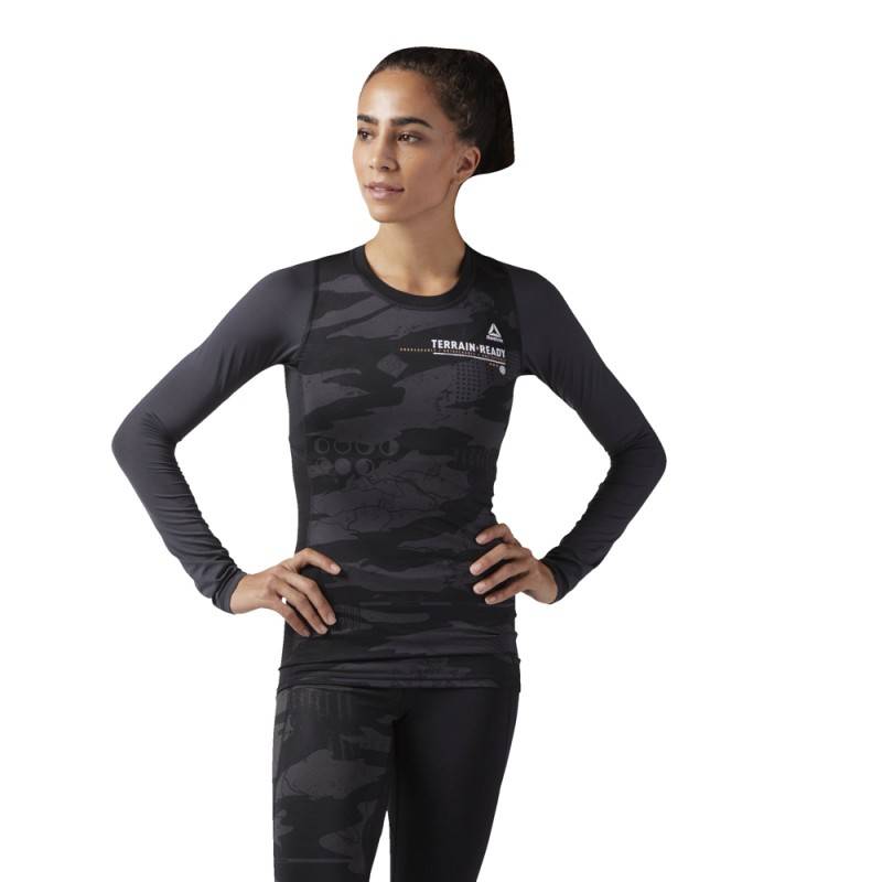 Dámské funkční kompresní triko na Spartan Race PAYGRE black