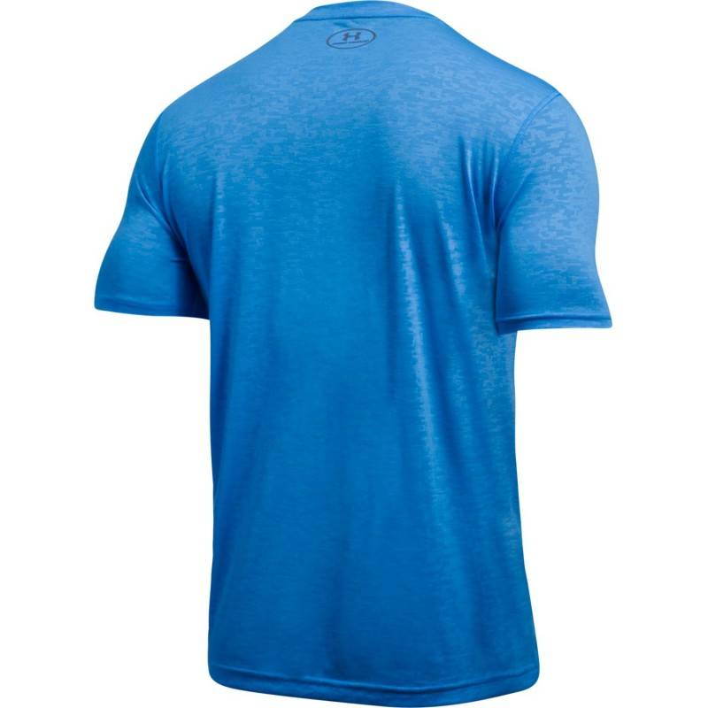 Man functional T-Shirt Under Armour THREADBORNE FTD EMBOSS - blue